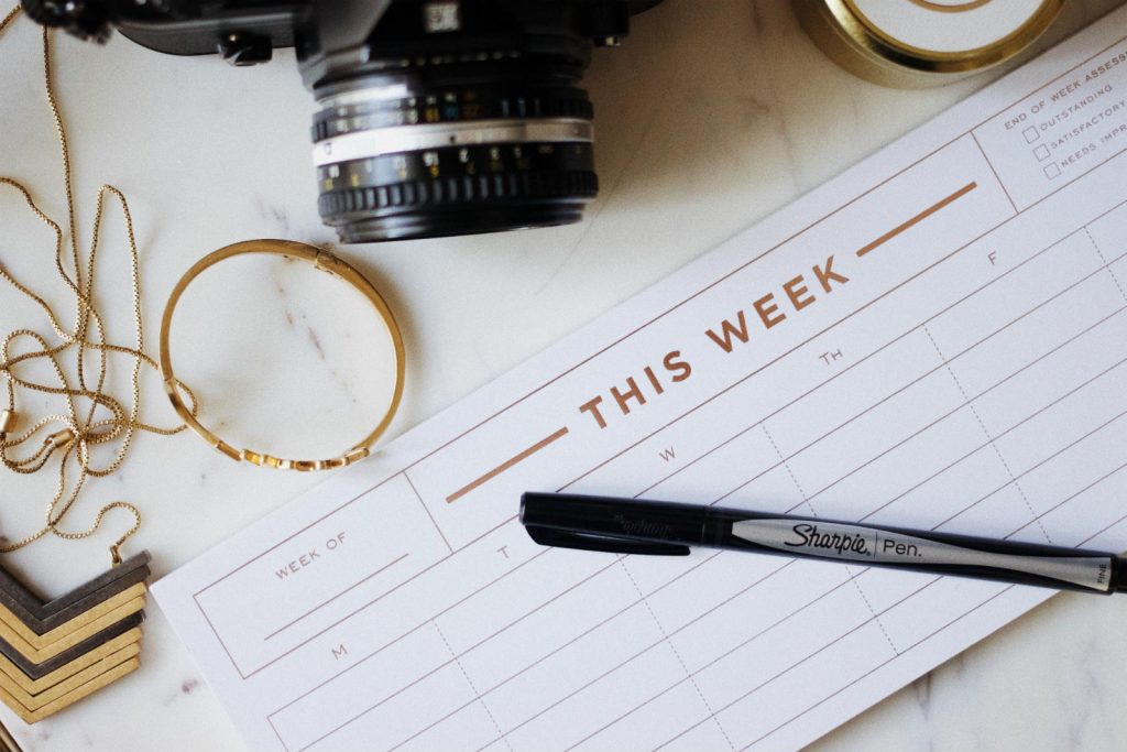 Planning this week