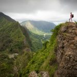 Scaling a mountain peak